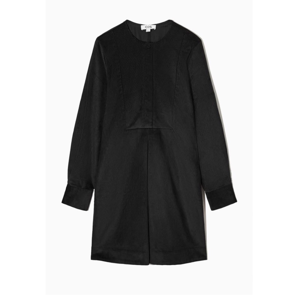 COS Black corduroy dress